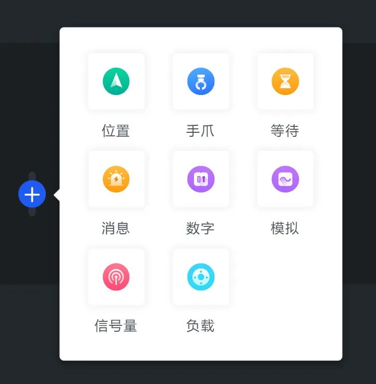 动作块选择框